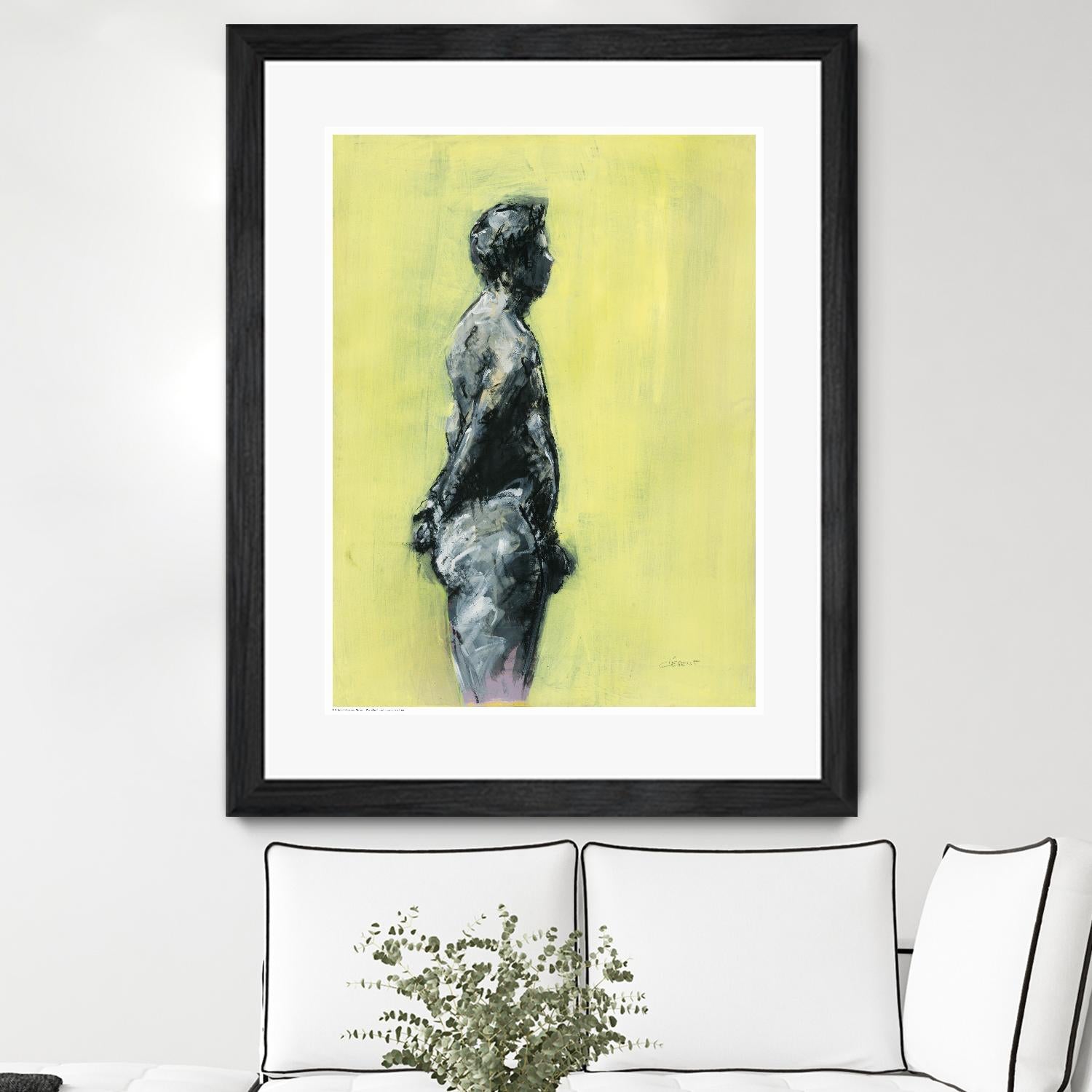 Rizas by Jacques Clement on GIANT ART - grey nude