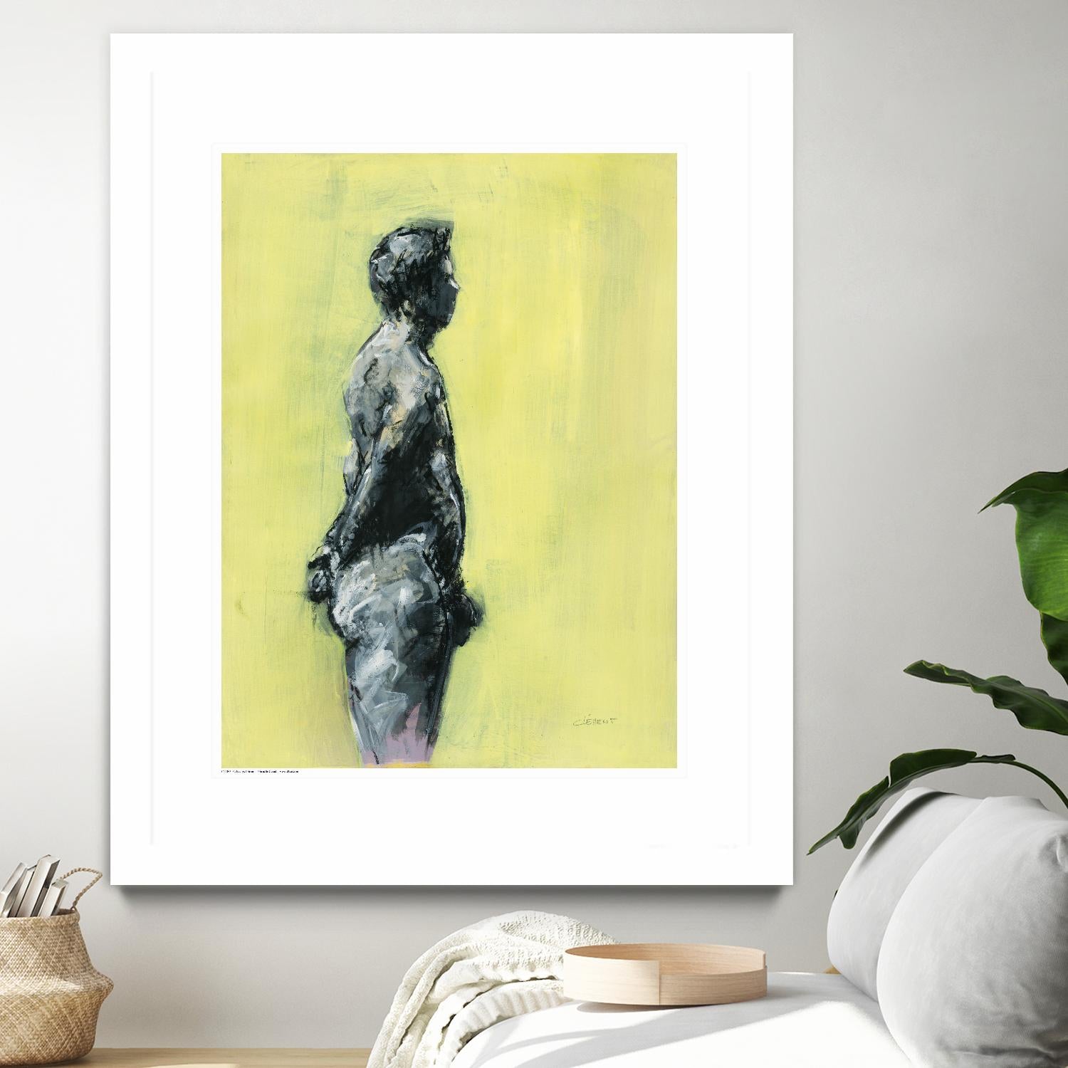 Rizas by Jacques Clement on GIANT ART - grey nude