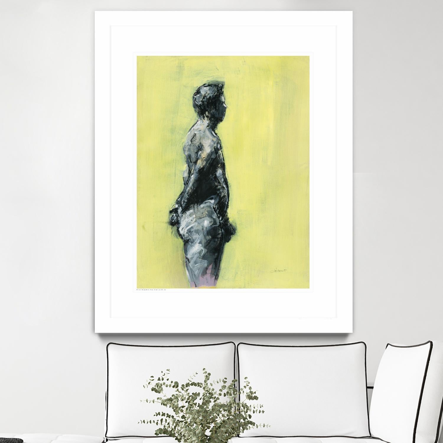 Rizas by Jacques Clement on GIANT ART - grey nude