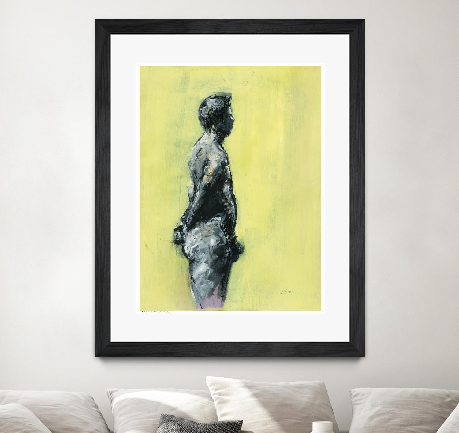 Rizas by Jacques Clement on GIANT ART - grey nude