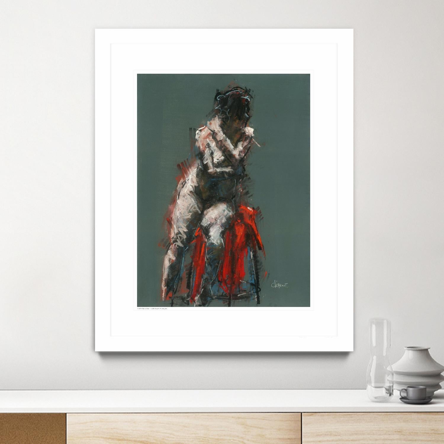 Hadel by Jacques Clement on GIANT ART - red nude