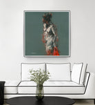 Adale by Jacques Clement on GIANT ART - red nude