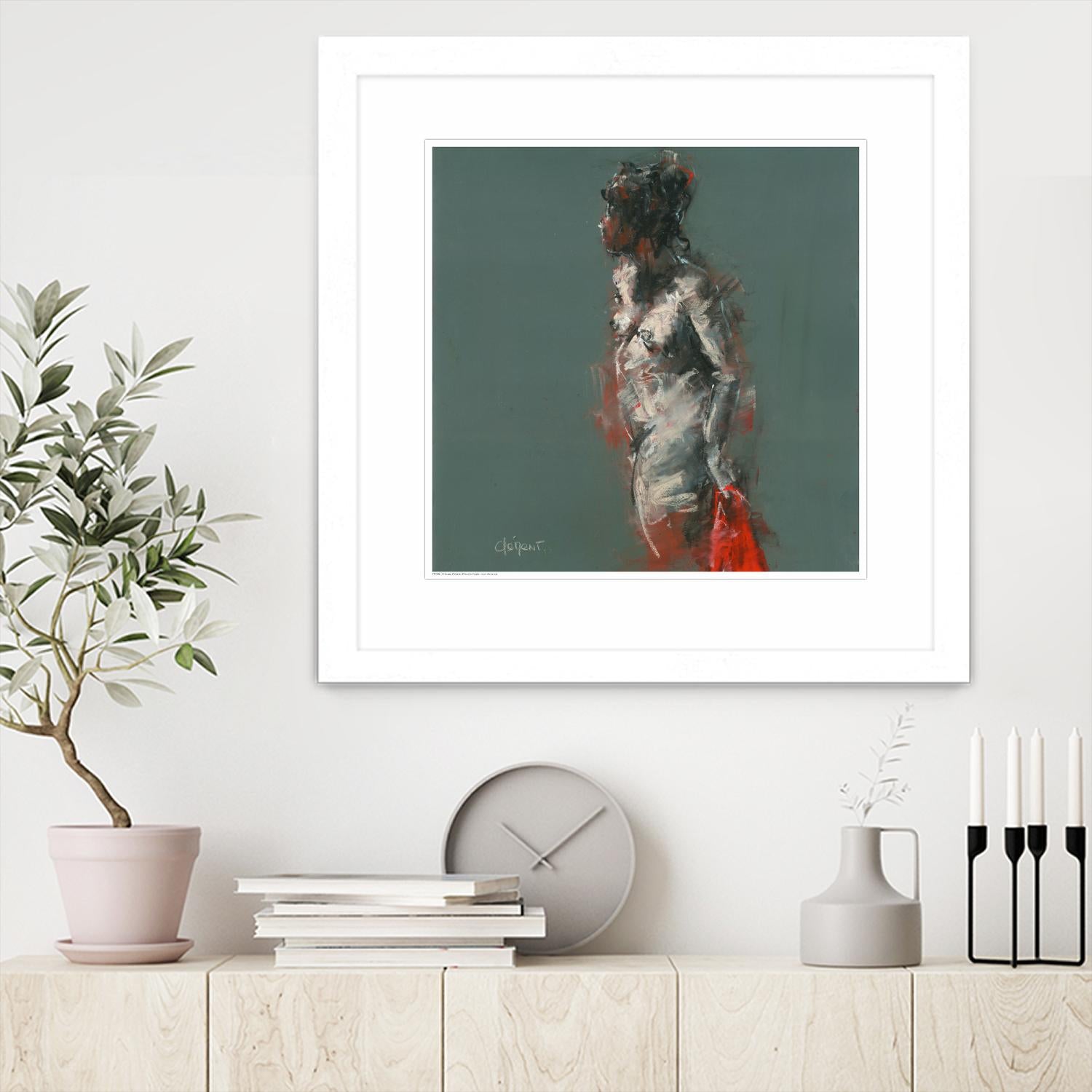 Adale by Jacques Clement on GIANT ART - red nude