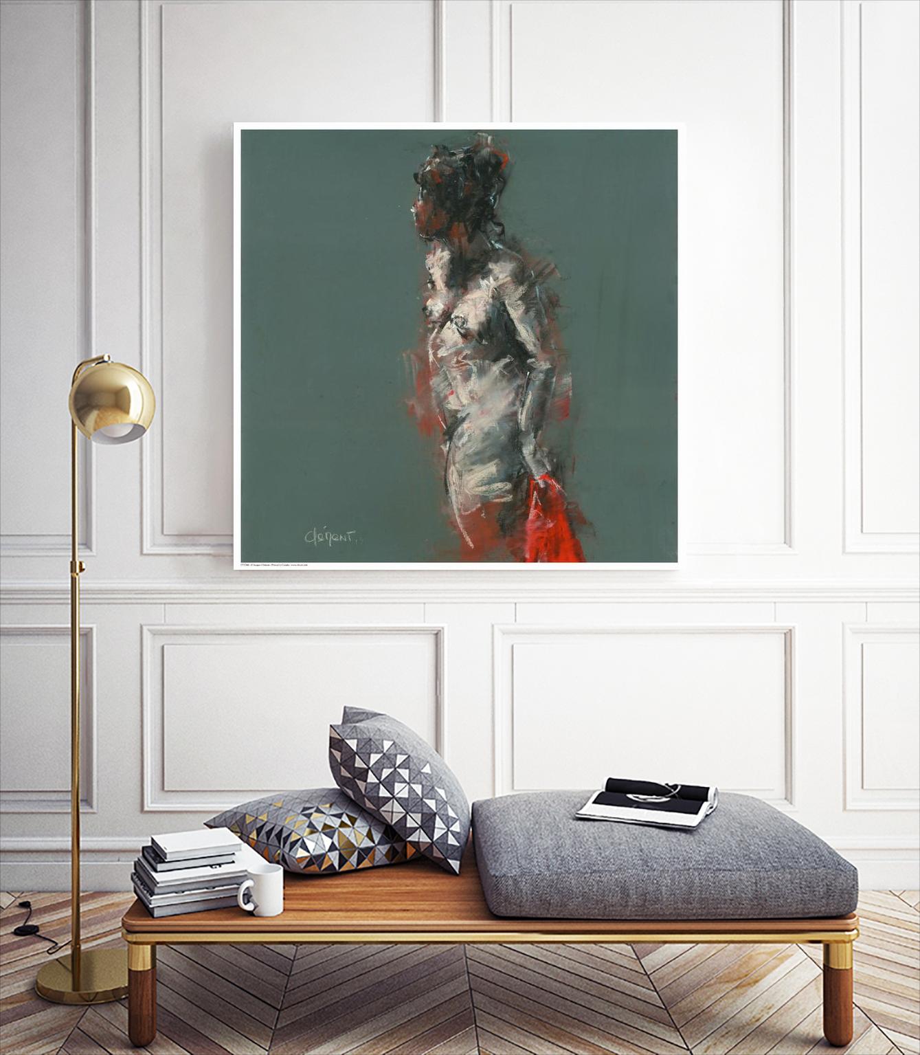Adale by Jacques Clement on GIANT ART - red nude