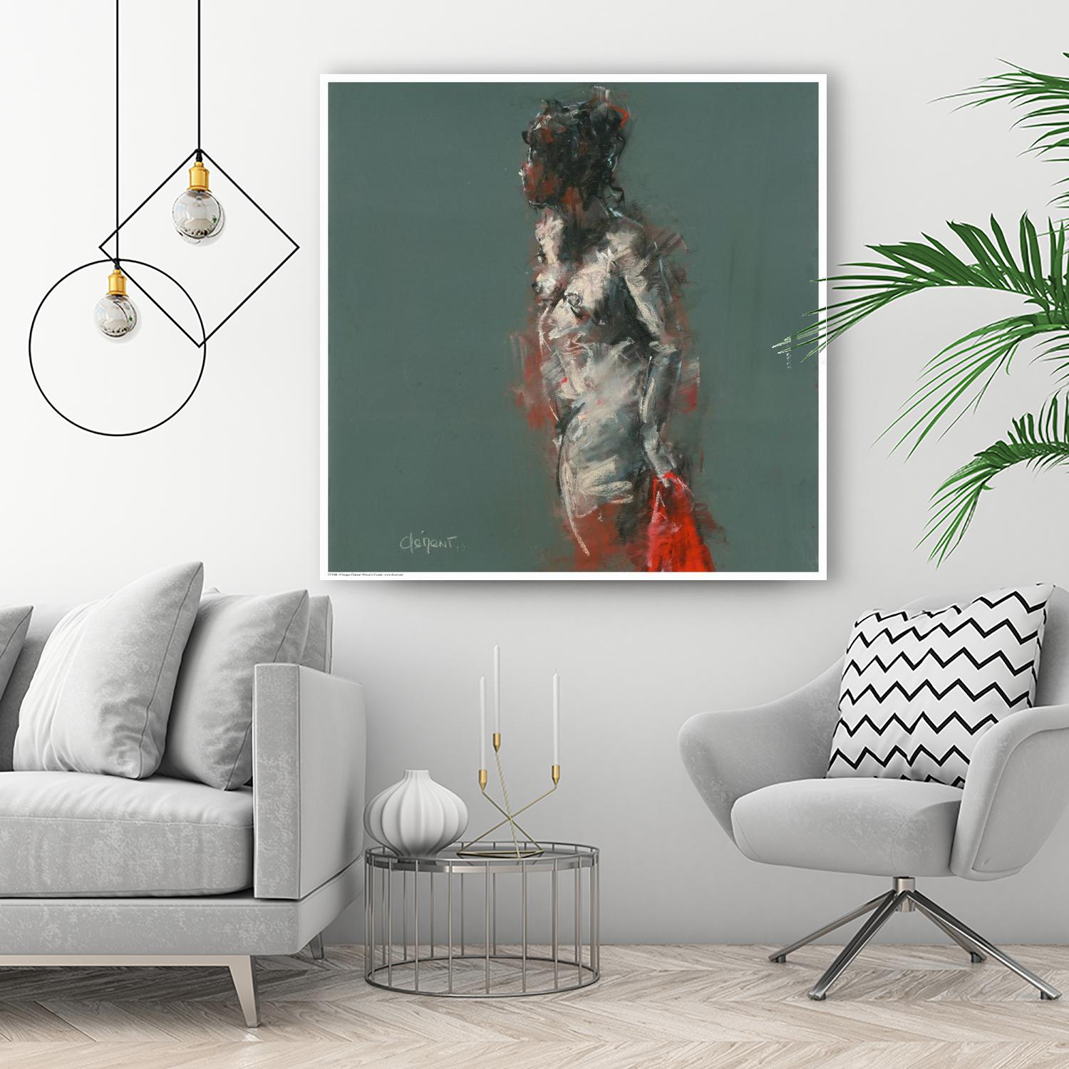 Adale by Jacques Clement on GIANT ART - red nude