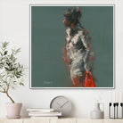 Adale by Jacques Clement on GIANT ART - red nude