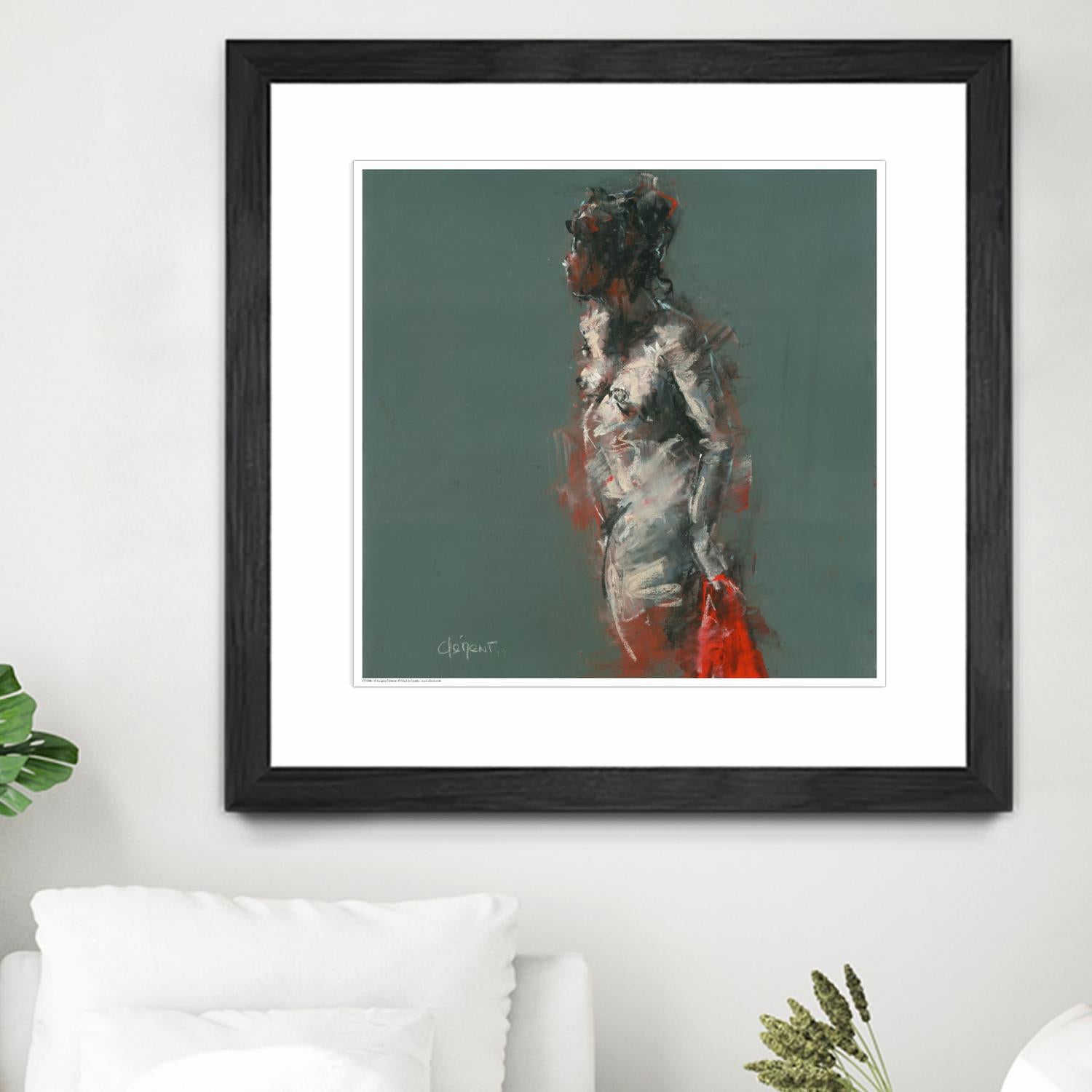 Adale by Jacques Clement on GIANT ART - red nude