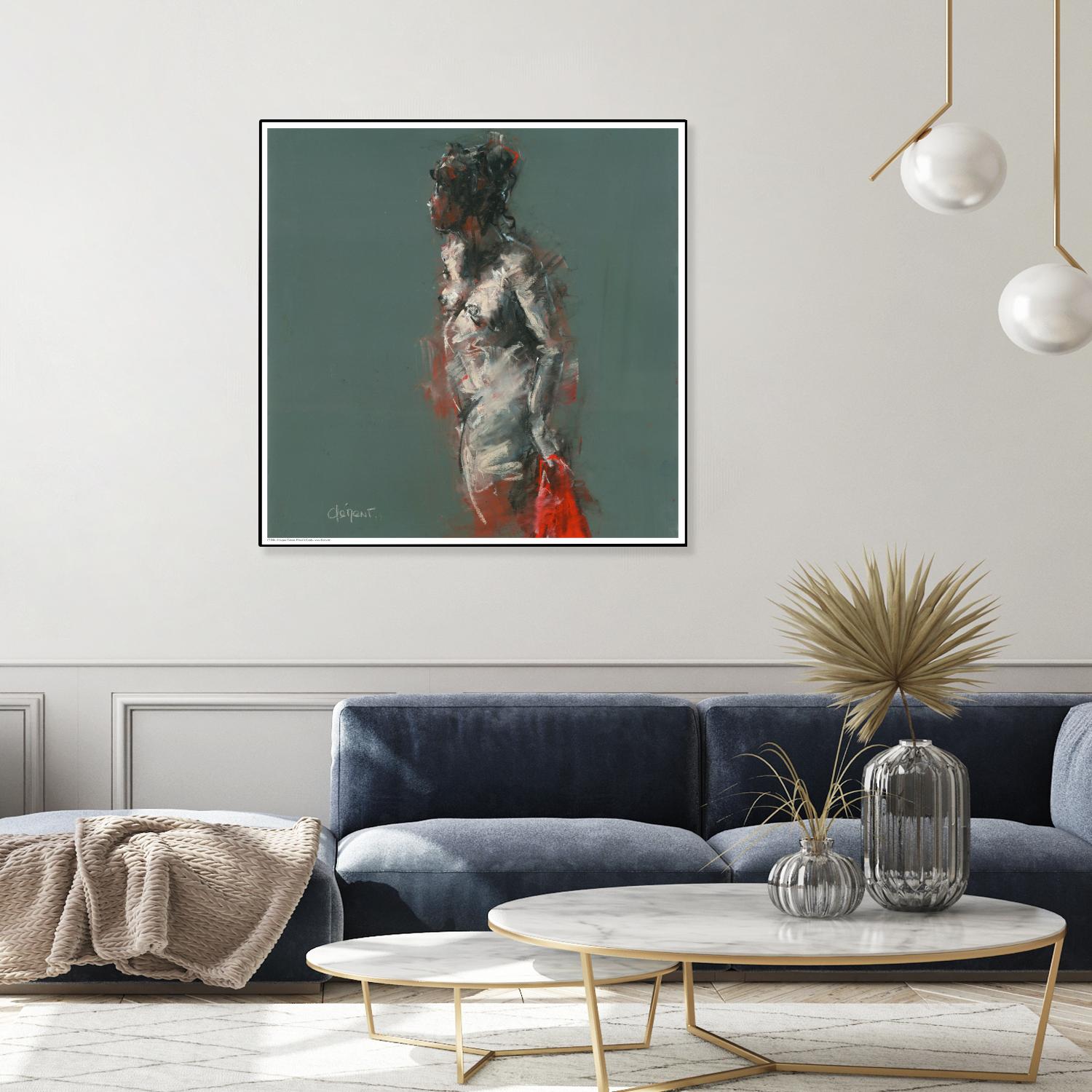 Adale by Jacques Clement on GIANT ART - red nude