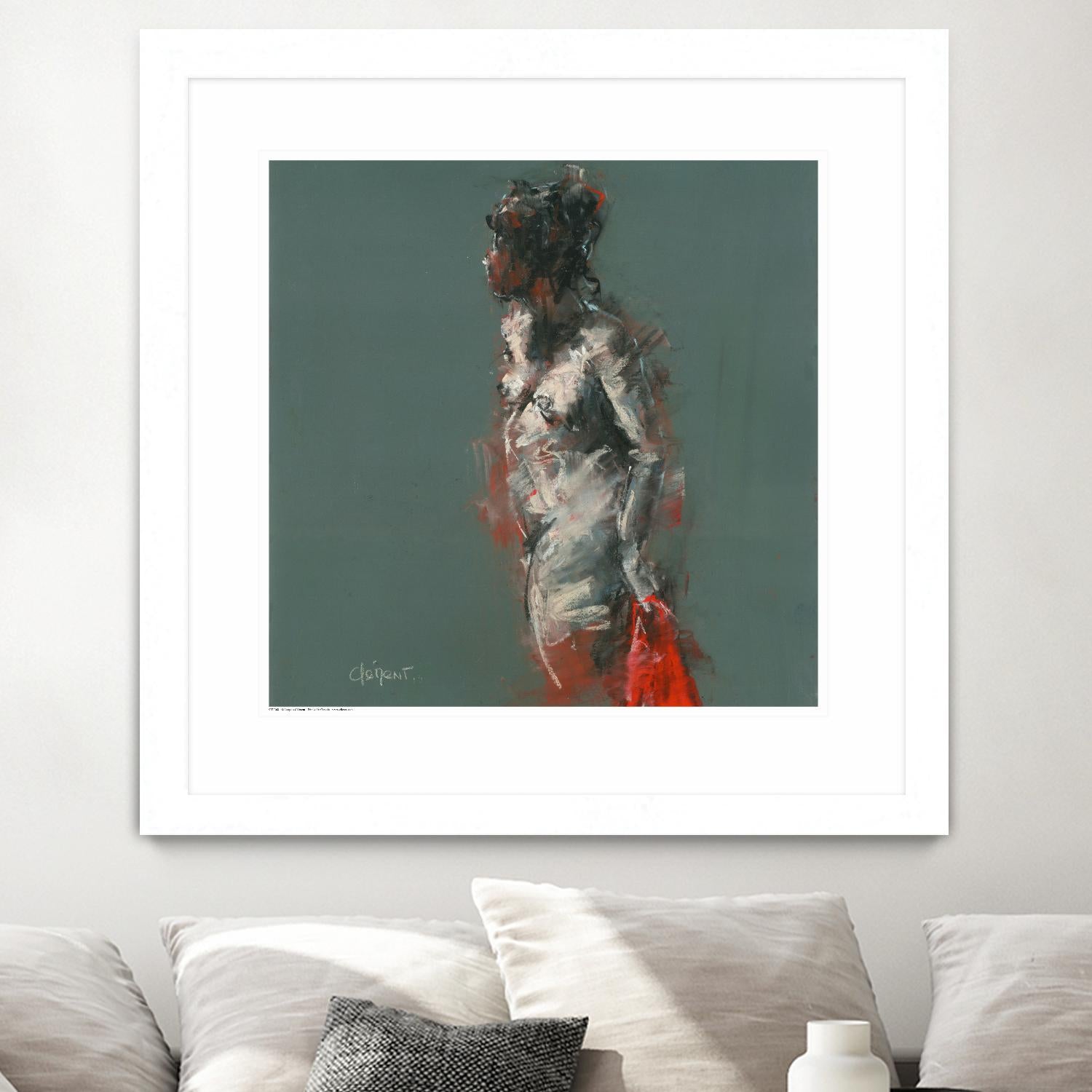 Adale by Jacques Clement on GIANT ART - red nude