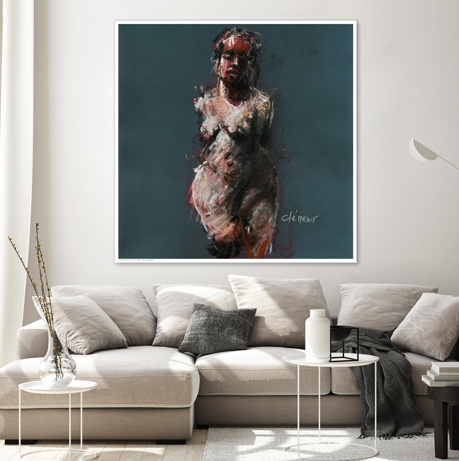 Emary by Jacques Clement on GIANT ART - beige nude