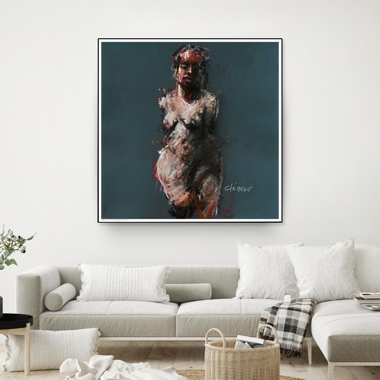 Emary by Jacques Clement on GIANT ART - beige nude