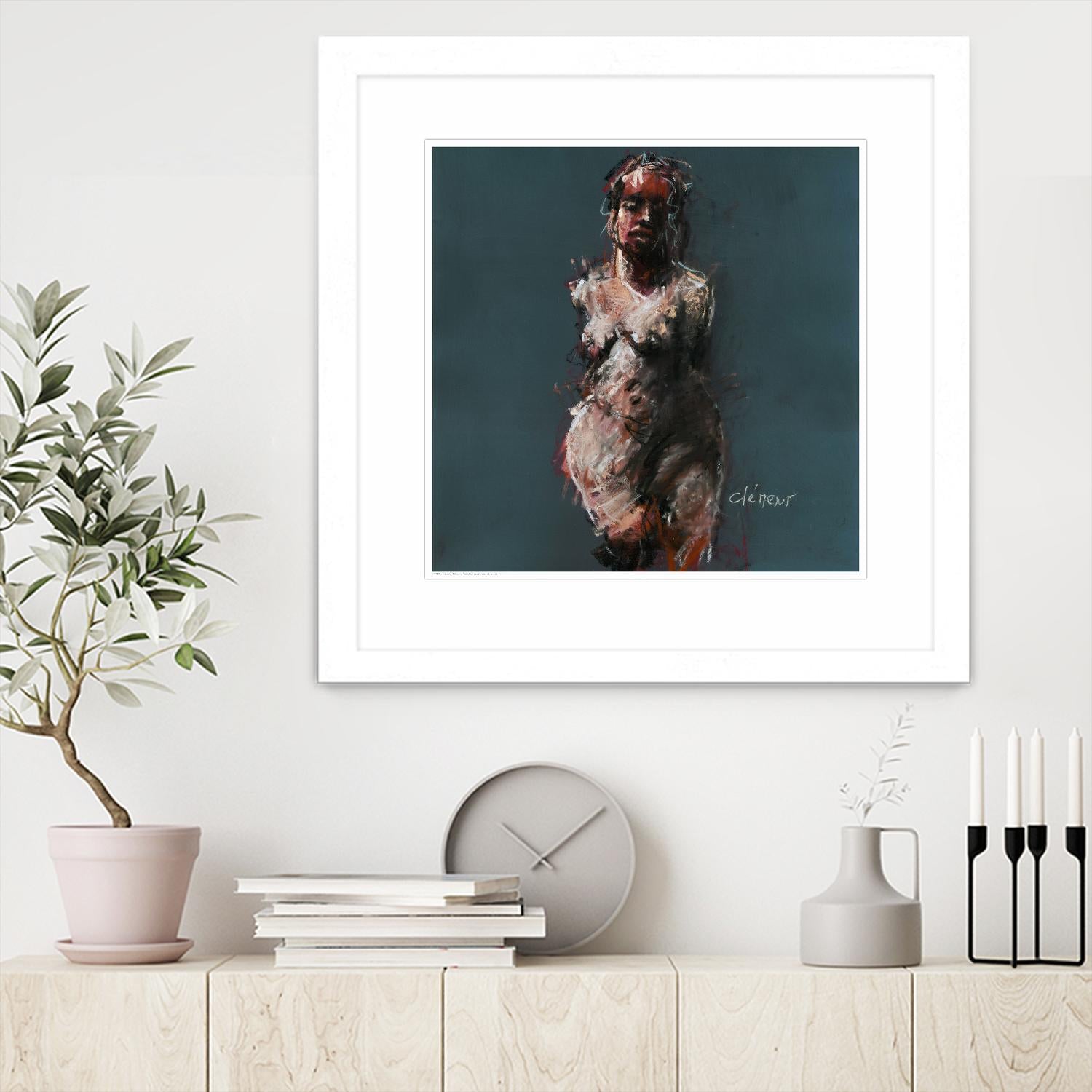 Emary by Jacques Clement on GIANT ART - beige nude