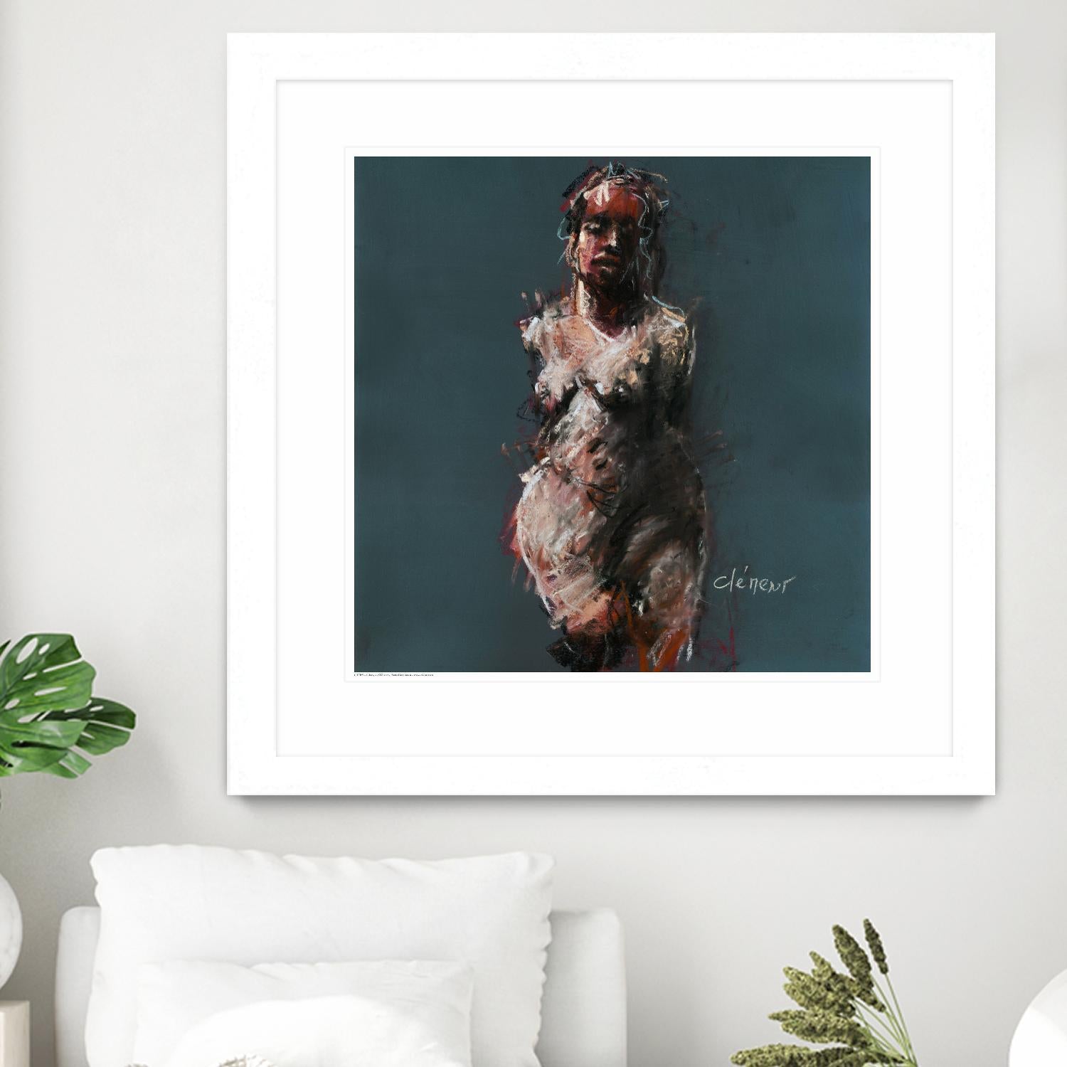 Emary by Jacques Clement on GIANT ART - beige nude