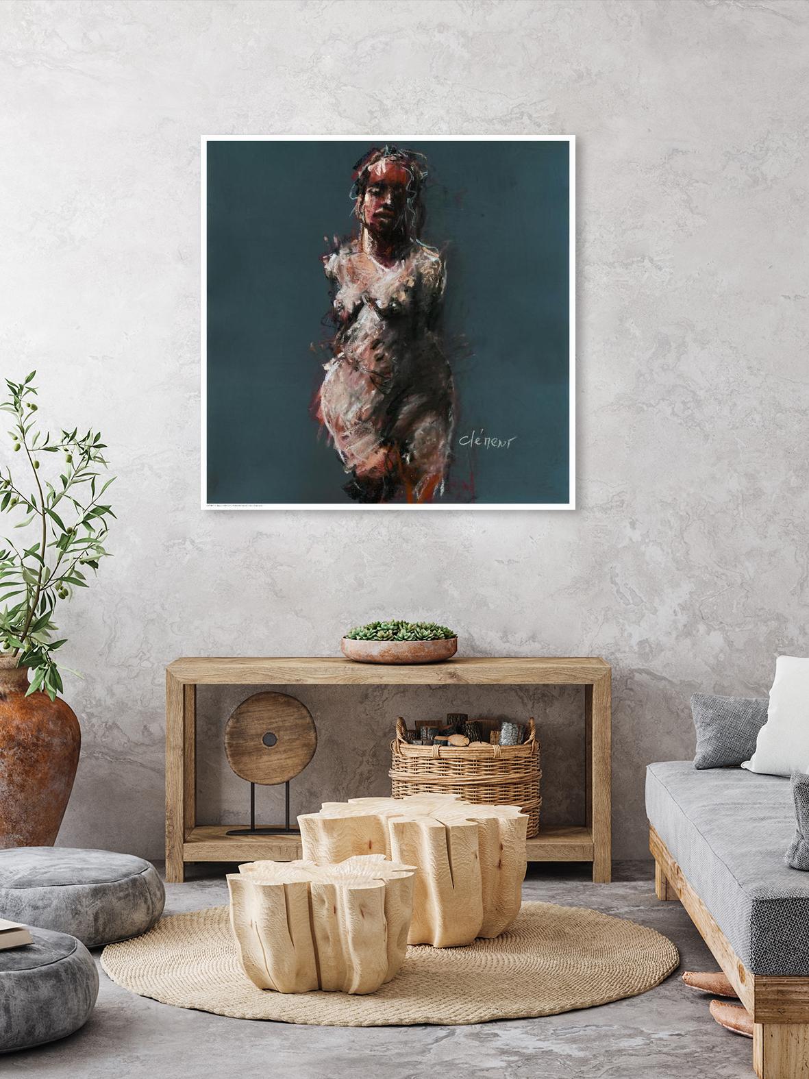 Emary by Jacques Clement on GIANT ART - beige nude