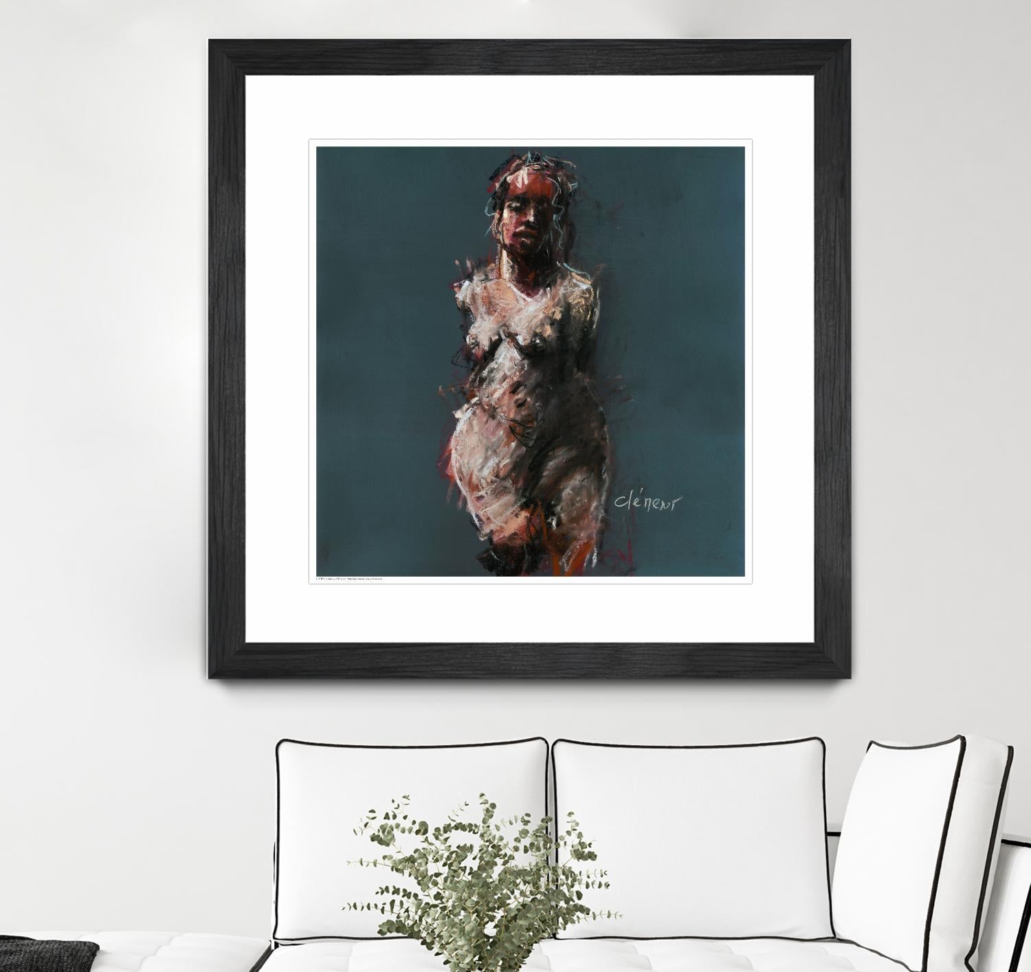 Emary by Jacques Clement on GIANT ART - beige nude