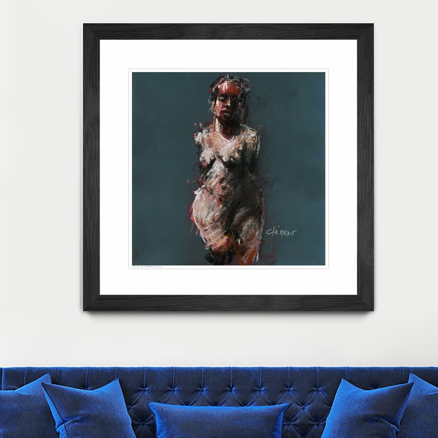 Emary by Jacques Clement on GIANT ART - beige nude