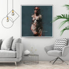 Emary by Jacques Clement on GIANT ART - beige nude