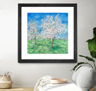 Le Verger en fleurs by Hélène Léveillée on GIANT ART - green landscape arbre en fleur