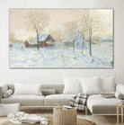 Paysage à Baie Saint-Paul by Hélène Léveillée on GIANT ART - beige landscape country