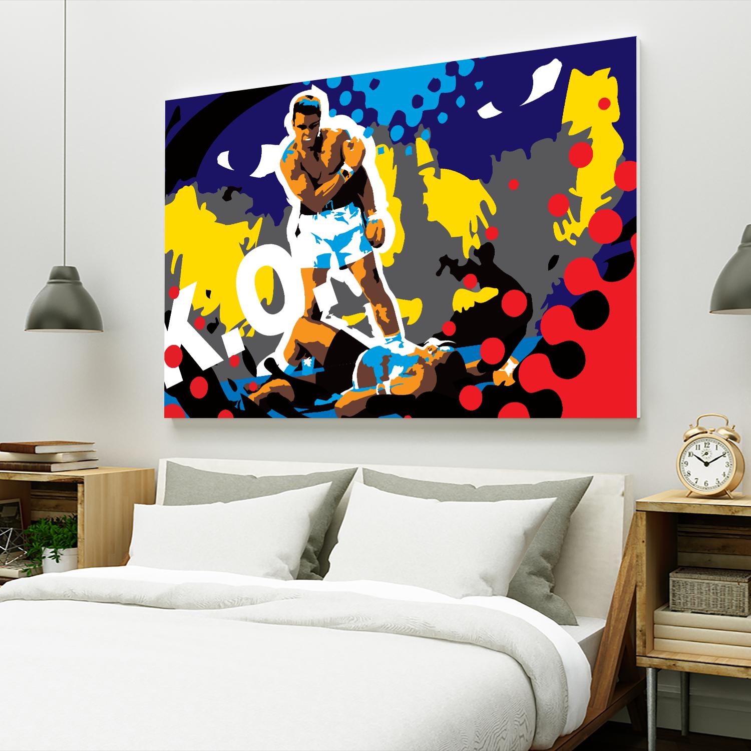 Ali by Ray Lengelé on GIANT ART - blue pop art - alternative