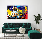 Ali by Ray Lengelé on GIANT ART - blue pop art - alternative