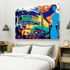 Delvautitude by Ray Lengelé on GIANT ART - blue pop art - alternative