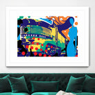 Delvautitude by Ray Lengelé on GIANT ART - blue pop art - alternative