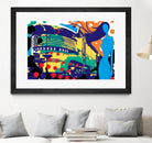 Delvautitude by Ray Lengelé on GIANT ART - blue pop art - alternative