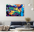 Delvautitude by Ray Lengelé on GIANT ART - blue pop art - alternative