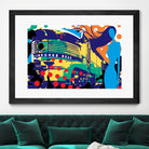 Delvautitude by Ray Lengelé on GIANT ART - blue pop art - alternative