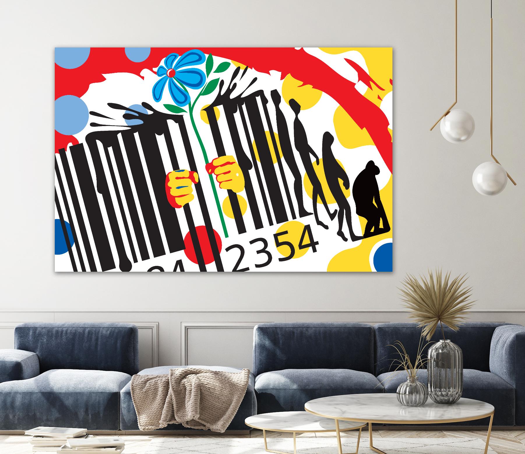 Evolution by Ray Lengelé on GIANT ART - red pop art - alternative