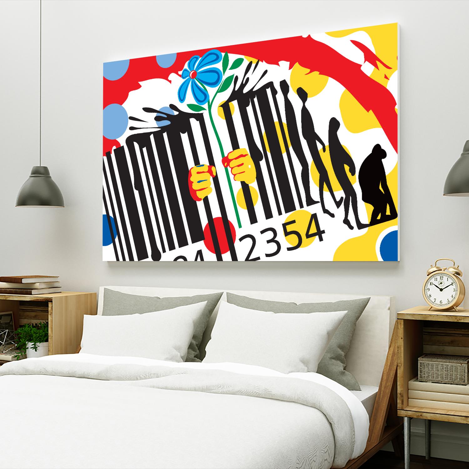 Evolution by Ray Lengelé on GIANT ART - red pop art - alternative