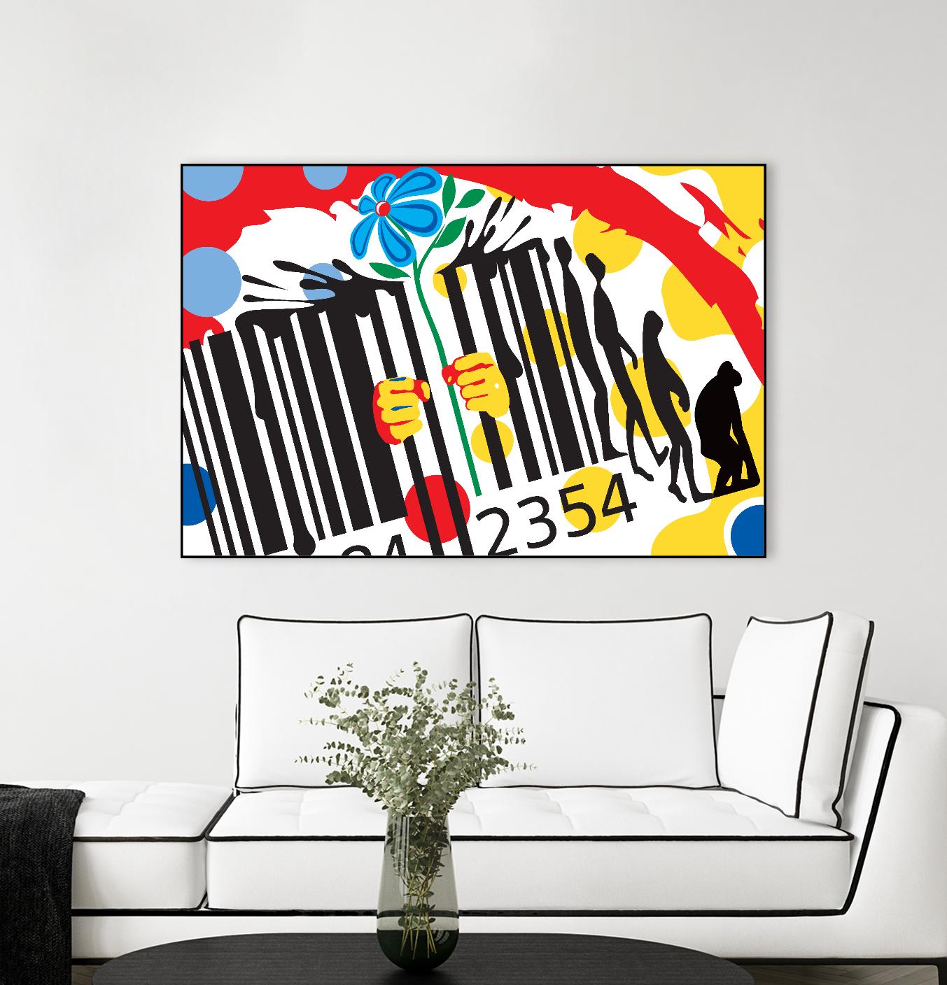 Evolution by Ray Lengelé on GIANT ART - red pop art - alternative