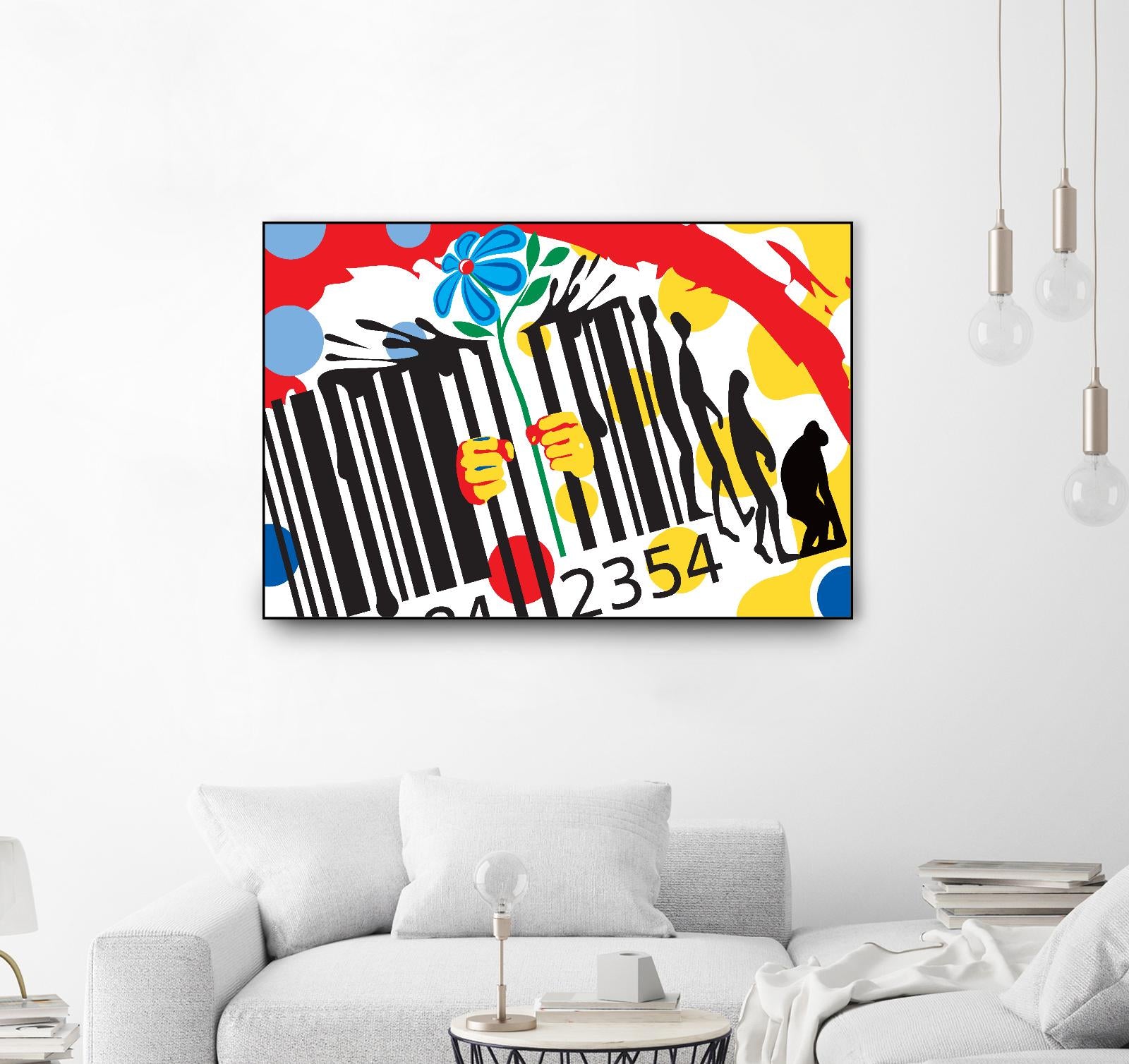 Evolution by Ray Lengelé on GIANT ART - red pop art - alternative