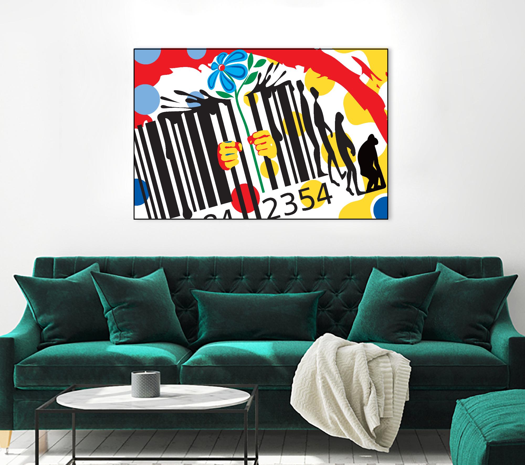 Evolution by Ray Lengelé on GIANT ART - red pop art - alternative