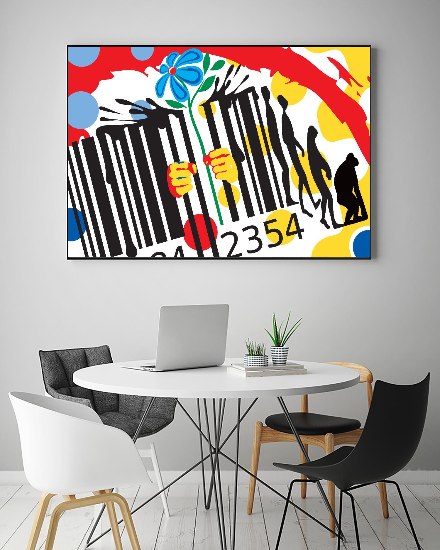 Evolution by Ray Lengelé on GIANT ART - red pop art - alternative