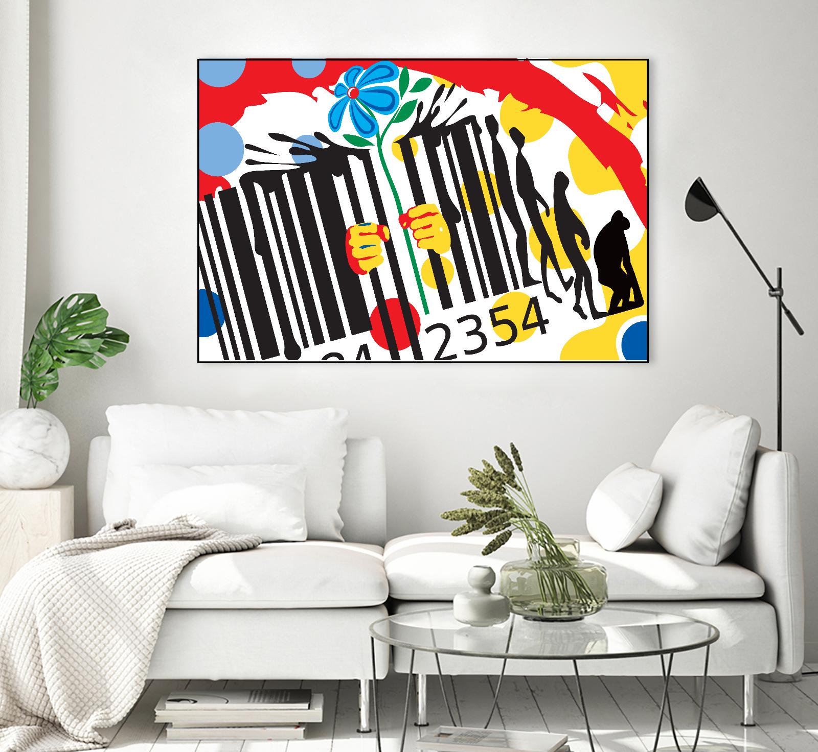 Evolution by Ray Lengelé on GIANT ART - red pop art - alternative