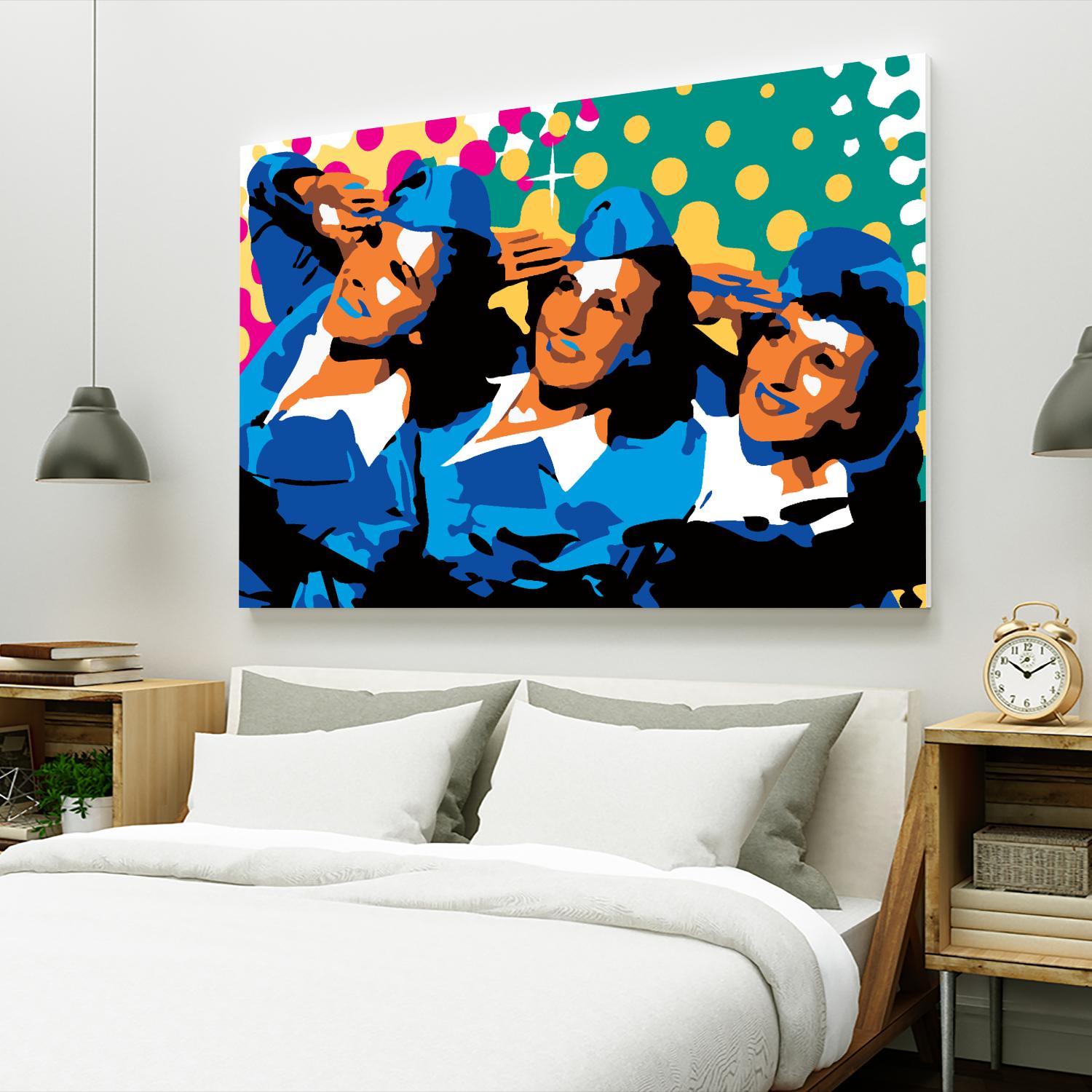 Sisters by Ray Lengelé on GIANT ART - green pop art - alternative