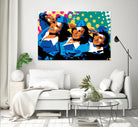 Sisters by Ray Lengelé on GIANT ART - green pop art - alternative