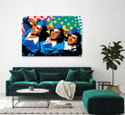 Sisters by Ray Lengelé on GIANT ART - green pop art - alternative