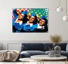 Sisters by Ray Lengelé on GIANT ART - green pop art - alternative