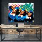 Sisters by Ray Lengelé on GIANT ART - green pop art - alternative