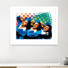 Sisters by Ray Lengelé on GIANT ART - green pop art - alternative