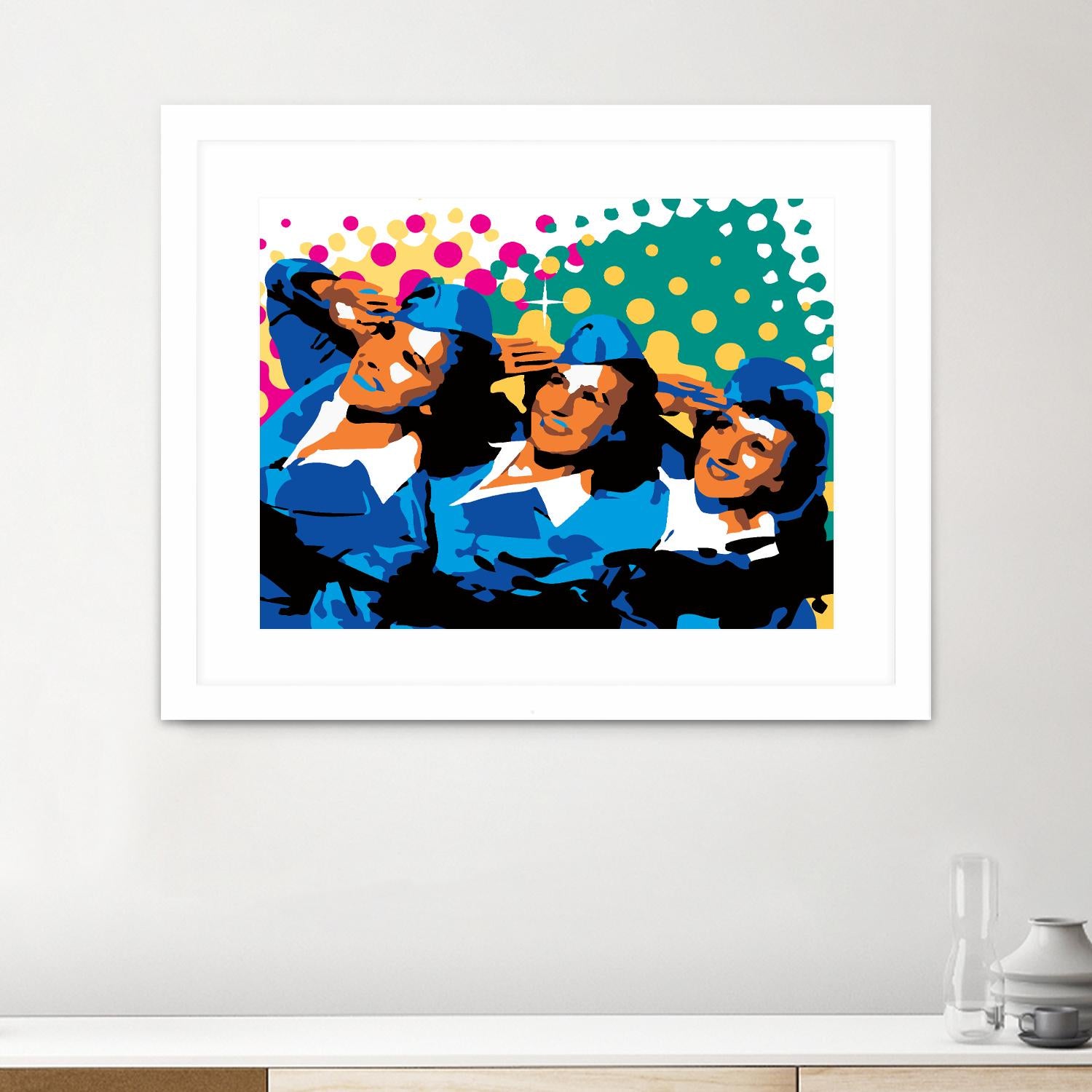 Sisters by Ray Lengelé on GIANT ART - green pop art - alternative