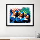 Sisters by Ray Lengelé on GIANT ART - green pop art - alternative