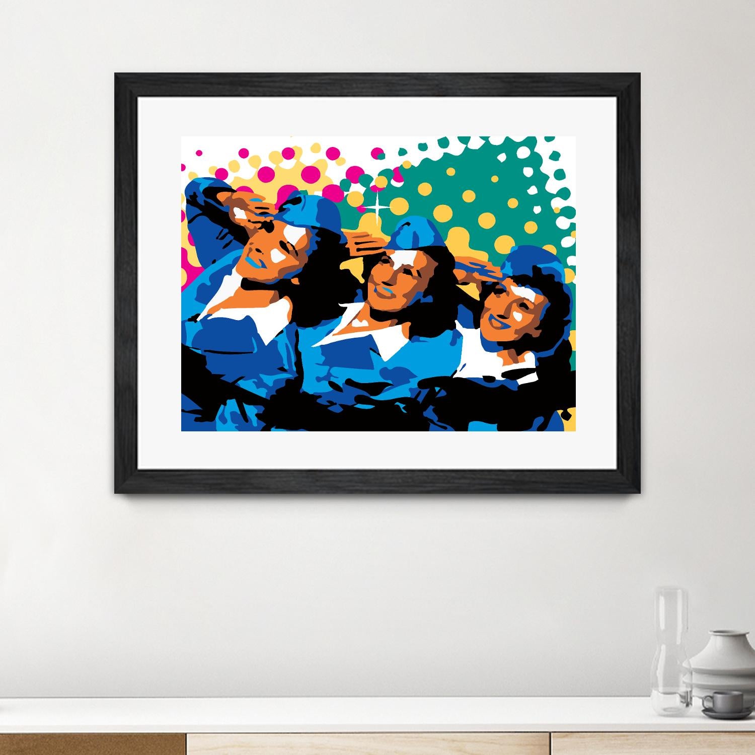 Sisters by Ray Lengelé on GIANT ART - green pop art - alternative