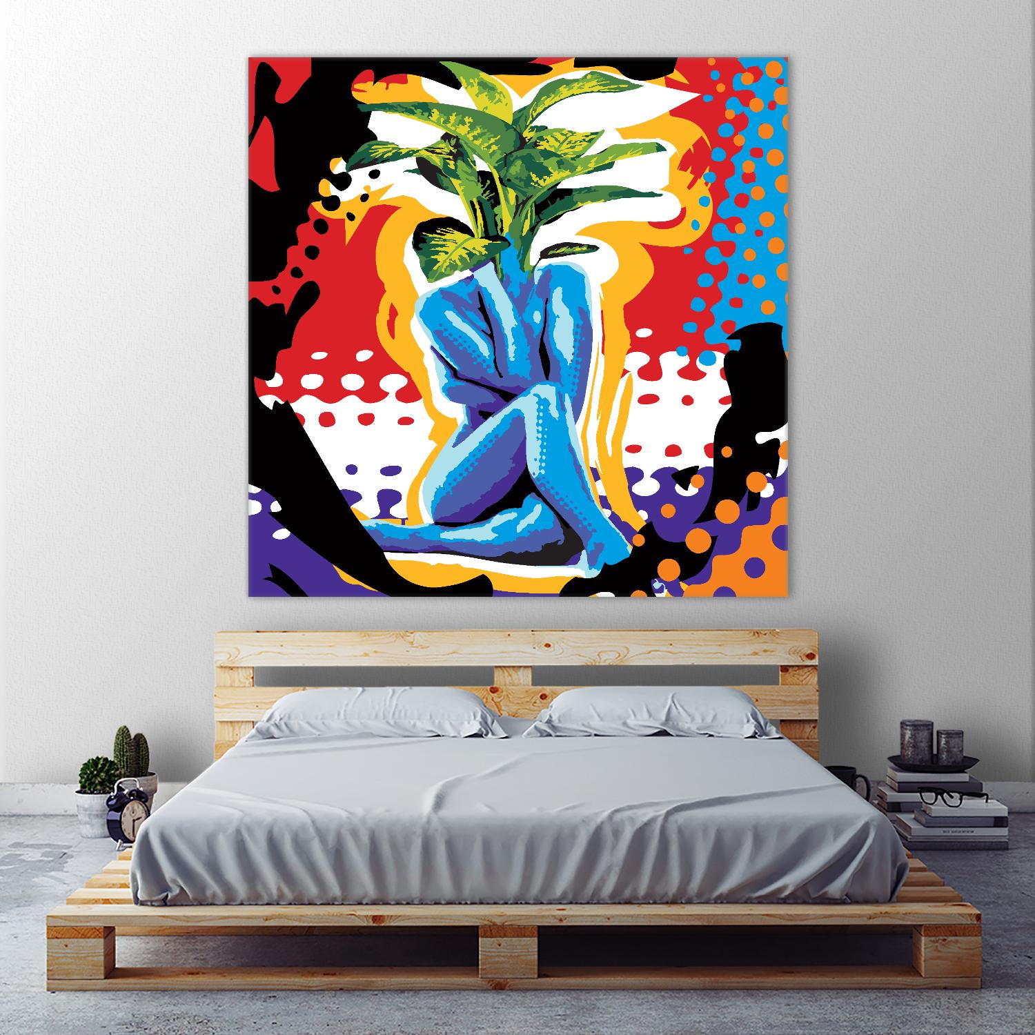 Mandragore by Ray Lengelé on GIANT ART - green pop art - alternative