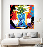 Mandragore by Ray Lengelé on GIANT ART - green pop art - alternative