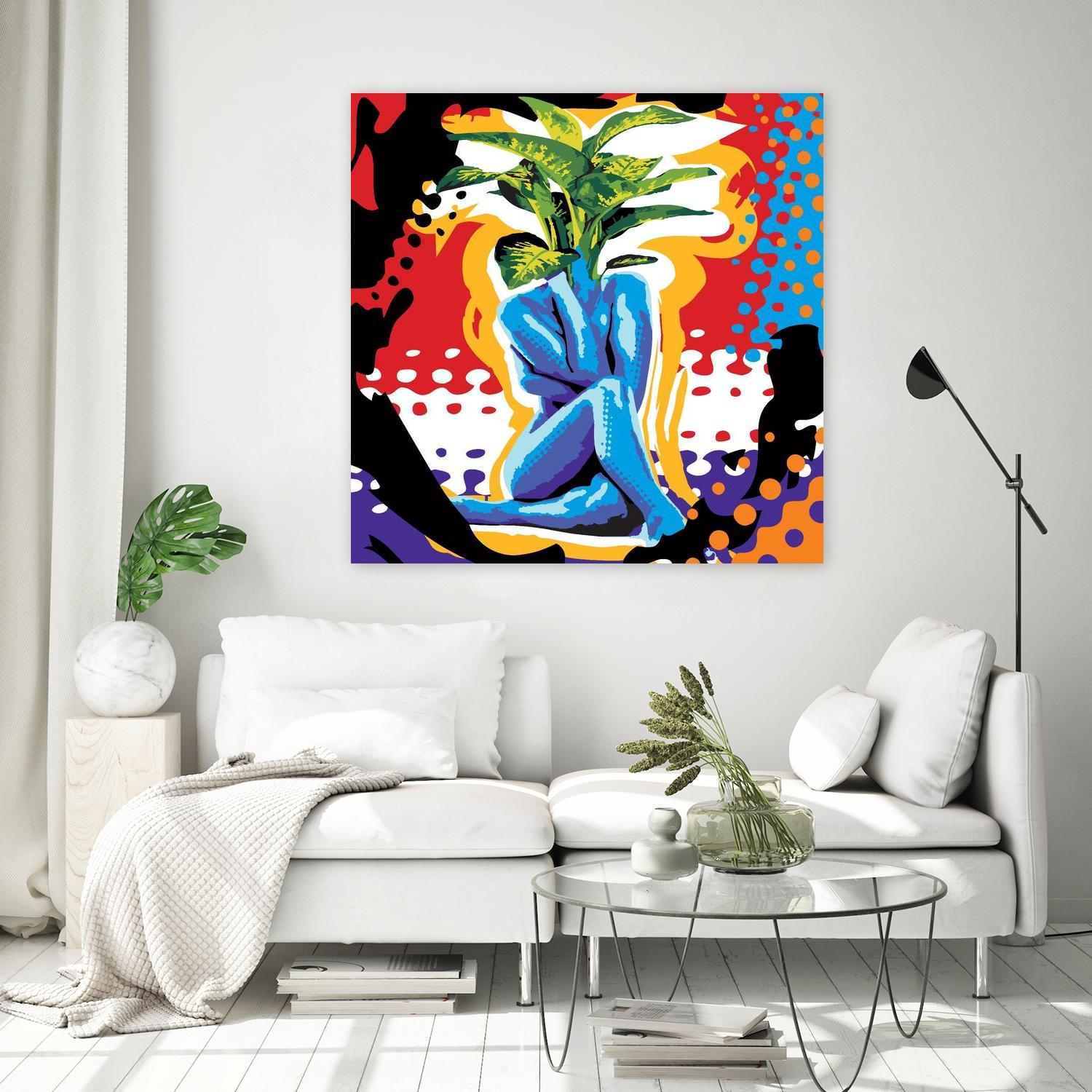 Mandragore by Ray Lengelé on GIANT ART - green pop art - alternative