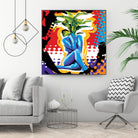 Mandragore by Ray Lengelé on GIANT ART - green pop art - alternative